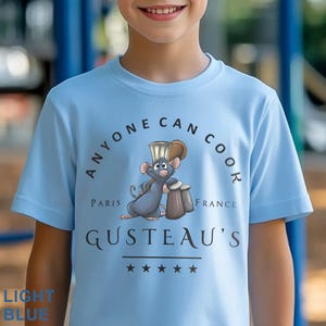 Disney Ratatouille Anyone Can Cook Crewneck, Celebrate Paris with Chef Remy Hoodie, Gusteau Shirt 322187 image 16