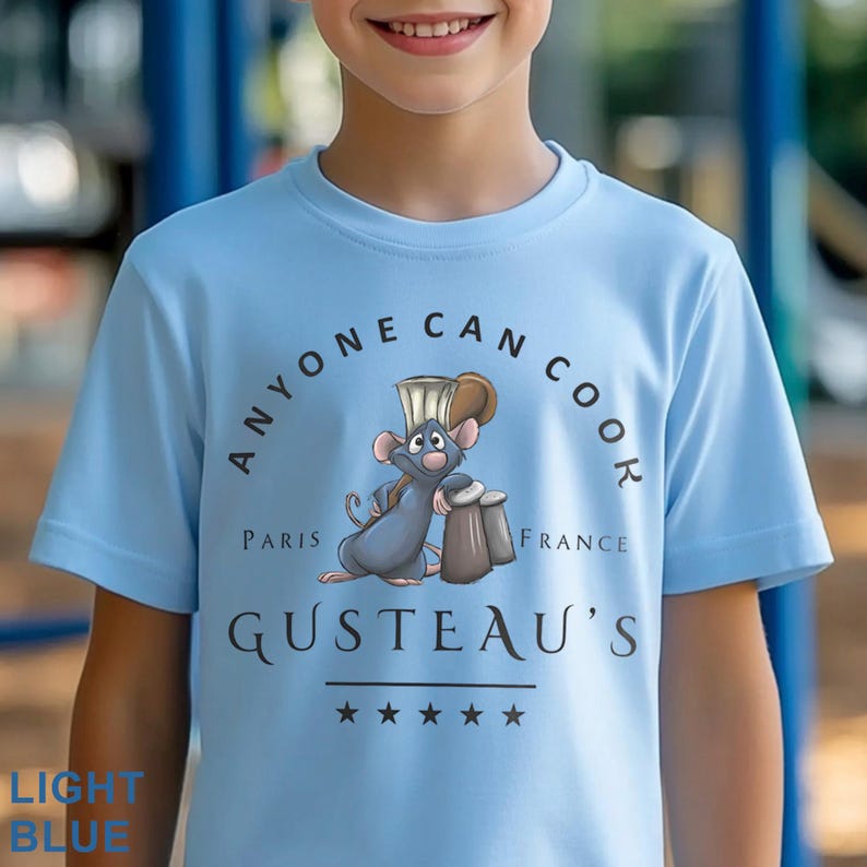 Disney Ratatouille Anyone Can Cook Crewneck, Celebrate Paris with Chef Remy Hoodie, Gusteau Shirt 322187 image 16