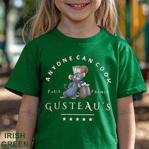 Disney Ratatouille Anyone Can Cook Crewneck, Celebrate Paris with Chef Remy Hoodie, Gusteau Shirt 322187 image 7