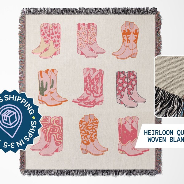 Western Blanket Etsy