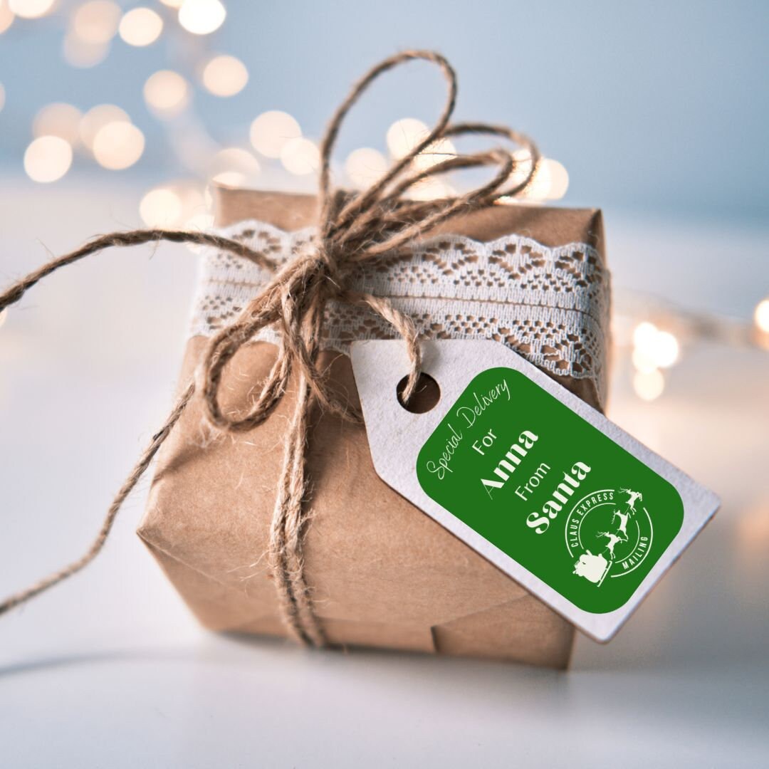 Santa Gift Tags Editable Printable Gift Tags Digital Instant Etsy Santa Gift Tags Editable Printable Gift Tags Digital Instant Etsy
