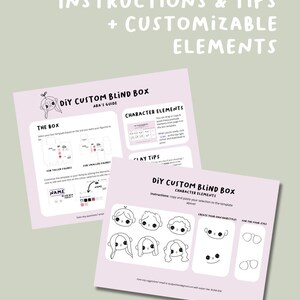Printable DIY Blind Box Template Personalized Gift - Etsy
