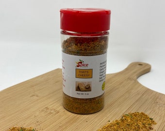 Garlic Parmesan Seasoning, That’s Cheesy, Cheese spice mix, gift for foodie, popcorn seasoning