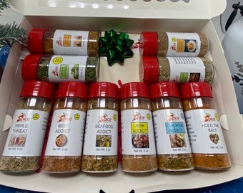 Deluxe Seasoning Collection Gift Box: Gourmet Spice Mixes