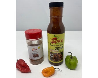 Jamaican Jerk Sauce and Seasoning Combo Pack