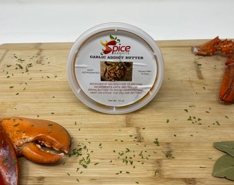 Cajun Garlic Butter Dipping Sauce – Seafood Boil, Crab Boil (12 oz)