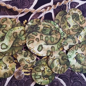 Collar Anaconda Verde