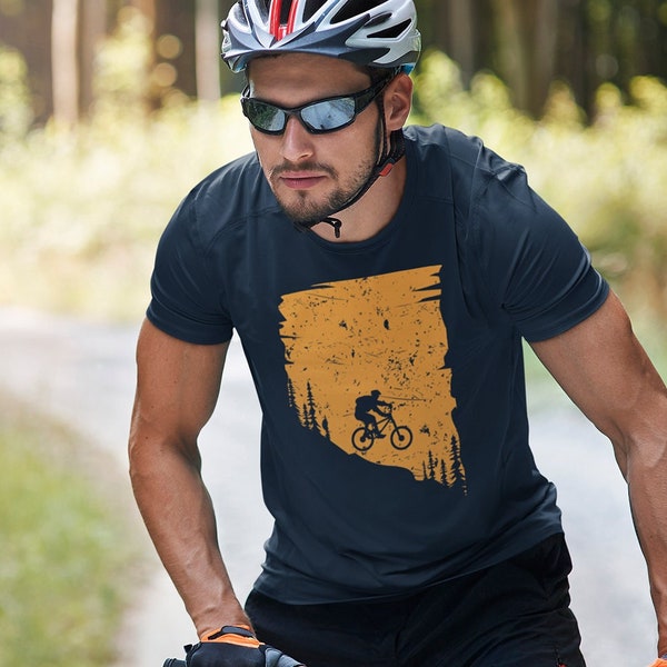 Descente - T-shirt bio bio | chemise de vélo | T-shirt vélo | VTT | VTT | Cadeau