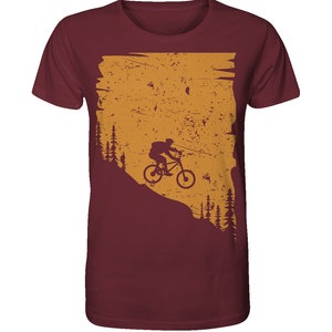 Downhill Organic Bio T-Shirt Fahrrad Shirt Bike T-Shirt Mountain-Bike MTB Geschenk Bild 5