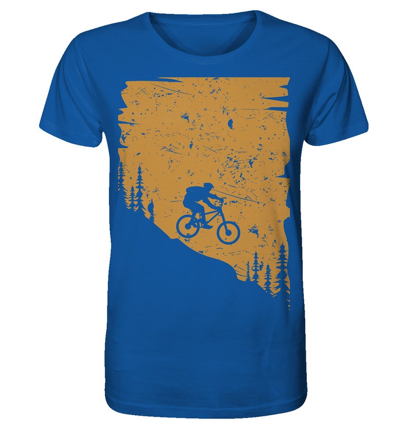 Downhill Organic Bio T-Shirt Fahrrad Shirt Bike T-Shirt Mountain-Bike MTB Geschenk Bild 9