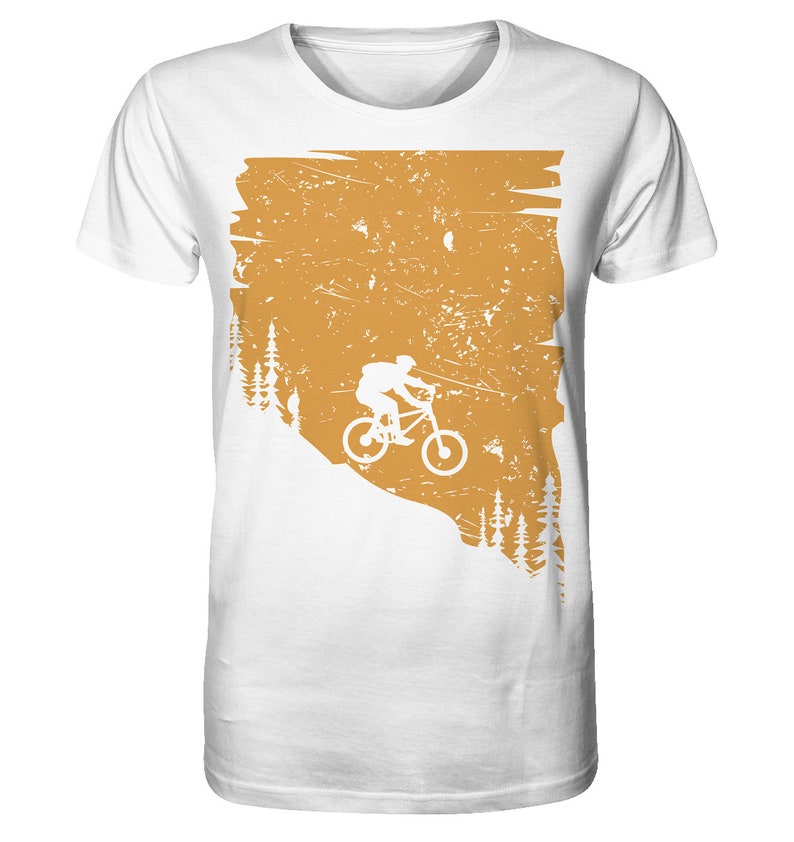 Downhill Organic Bio T-Shirt Fahrrad Shirt Bike T-Shirt Mountain-Bike MTB Geschenk Bild 10