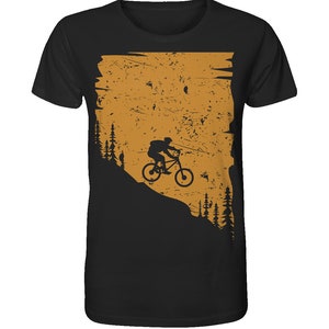 Downhill Organic Bio T-Shirt Fahrrad Shirt Bike T-Shirt Mountain-Bike MTB Geschenk Bild 4