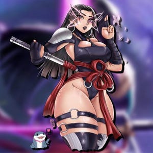Psylocke Vengeance Sticker (Jeff Edition)