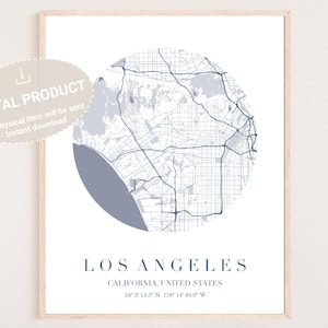 Los Angeles Digitale Kunst | Los Angeles digitaler Download | Los Angeles Poster | Los Angeles Poster | Los Angeles Karte | Los Angeles Karte Kunst