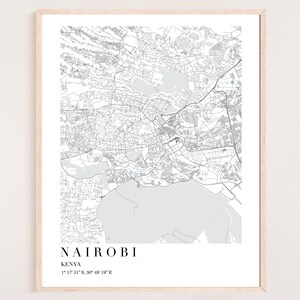 Kenia Karte | Nairobi Kenia | Kenia Afrika | Nairobi Karte | Nairobi Kunst | Nairobi Karte Ausdrucken | Nairobi Karte Drucken | Kenia Reiseposter