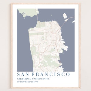 Map of San Francisco | SF Map | SF Map Print | San Francisco Map | San Francisco Map Poster | San Francisco Map Art | San Francisco Print