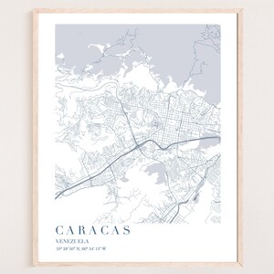 Map Of Caracas | Map Of Caracas Venezuela | Caracas Art | Caracas Poster | City Map Of Caracas Venezuela | Map Of Caracas City | Caracas Map