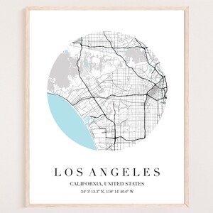 Los Angeles Poster | Los Angeles Print | Los Angeles Map | Los Angeles Map Art | Los Angeles Map Print | Los Angeles Map Poster | LA Map