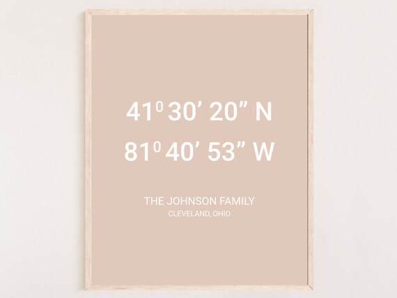 Coordinates Print Coordinate Print Coordinate Art - Etsy
