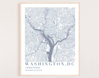 Washington DC Map | DC Street Map | DC Map Neighborhoods | Washington Dc Map Us | Dc Map | Dc Map Wall Art | Dc Map | Washington Dc Map Us