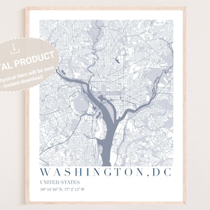 Washington DC Karte pdf | DC Straßenkarte | DC Karte Stadtviertel | Washington Dc Karte Us | Dc Karte | Dc Karten Download | Dc Karte Wandkunst | Dc Map