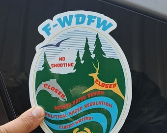 WDFW washinton state Decal fishing hunting shooting closed waters no shooting, no access.