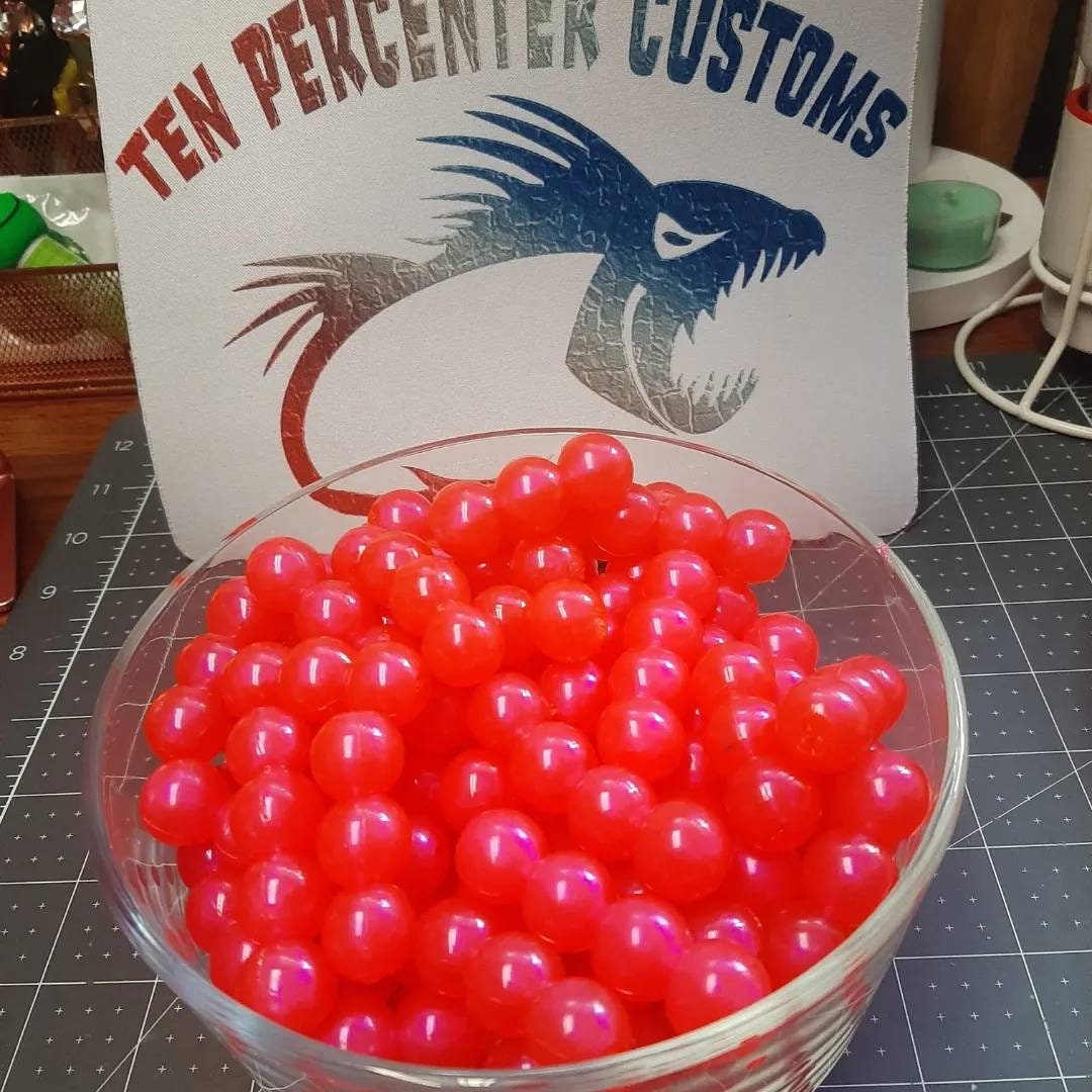 50 16mm Uv Enhanced Soft Beads. Three Best Colors for Salmon Trout Steelhead.  Artificial Salmon Eggs. Soft Plastic. Floating Softbead -  Canada