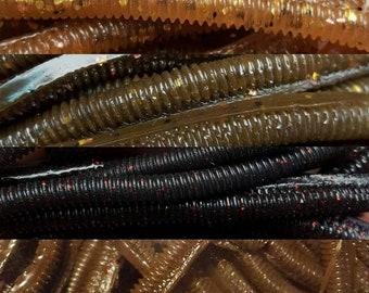 100 Drop shot lures snubs old school winner. Tournament winning worms.