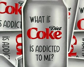 Diet Coke Addiction Vinyl Sticker