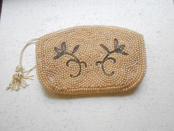 Vintage Beaded Clutch Purse - image 3