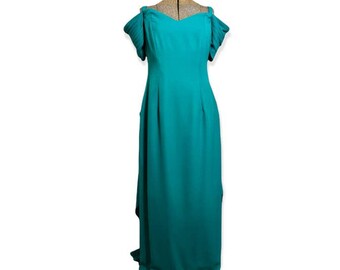 Vintage 90s Vivian Dessy Diamond Dessy Creations Formal Bridesmaid Prom Dress