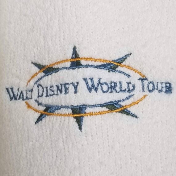 RARE VTG 90s Walt Disney World Tour Terry Cloth L… - image 3