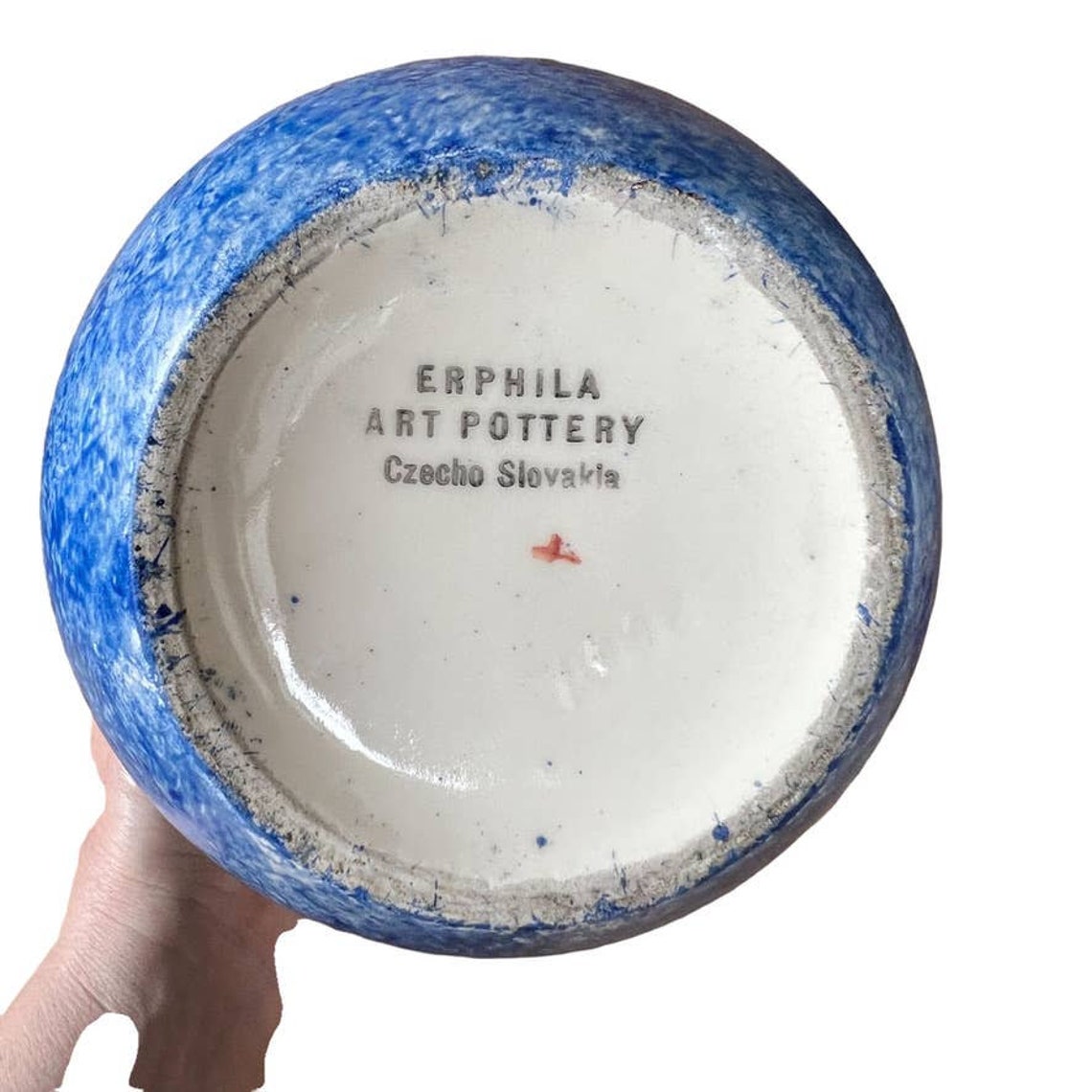 Vintage 50's Erphila Art Pottery Czecho Slovakia Pitcher Etsy