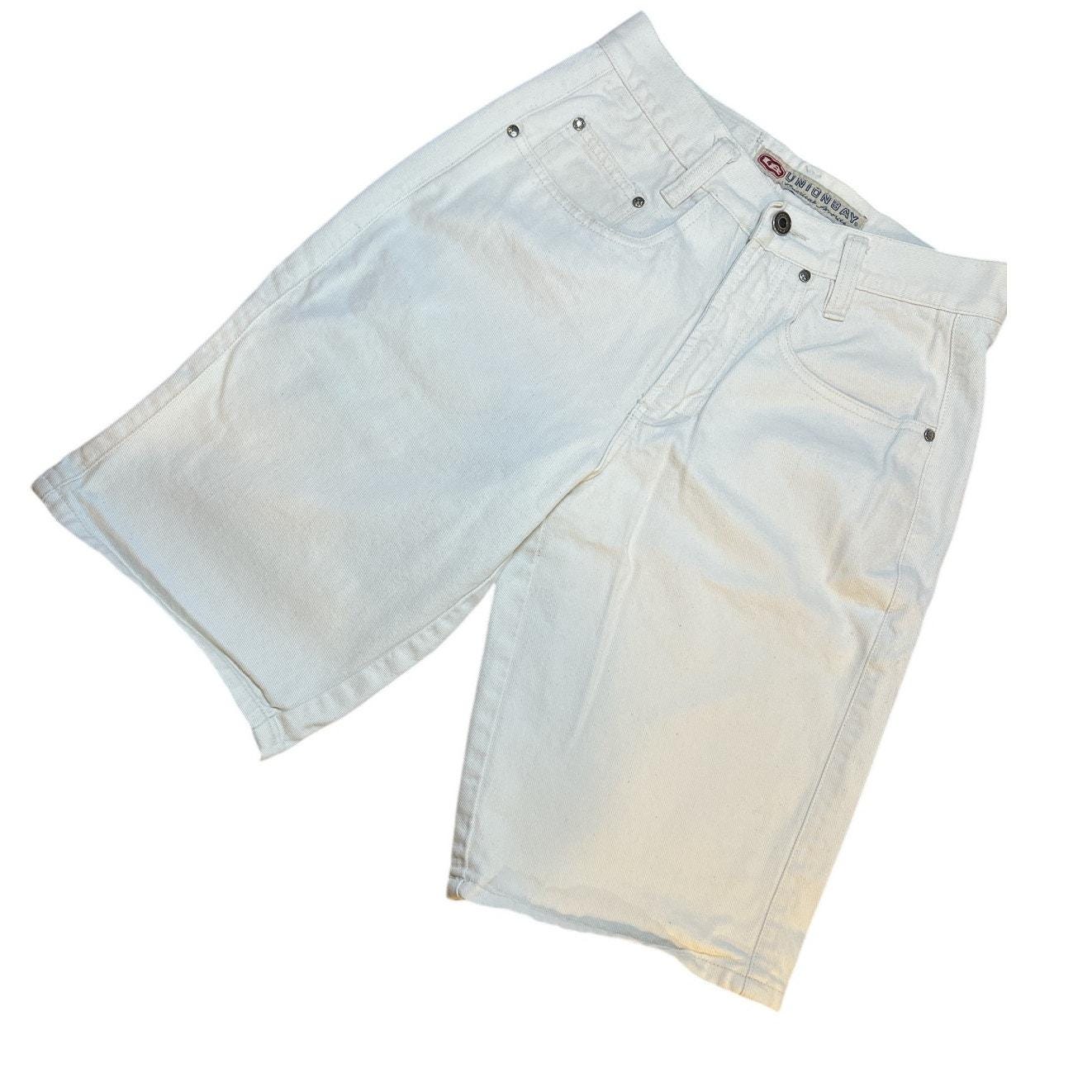Rocawear Mens Jean Shorts White Jorts Australia - Main Image