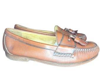 Weejuns G H Bass Leather Loafers 9.5 Mens Slip Ons Leather  display picture 1