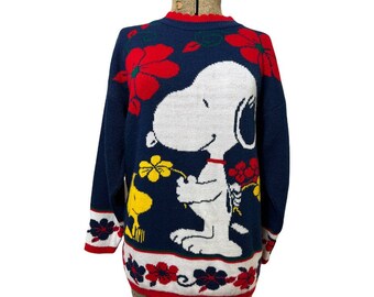 Friends Snoopy Woodstock Sweater Size 