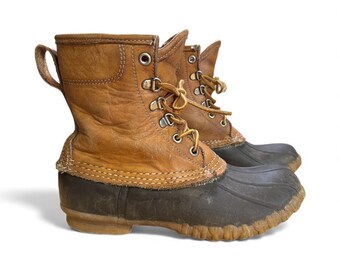 Vintage L.L.Bean Duck Boots Gore-Tex Thinsulate USA Mens 8 Made In Maine s-l400.jpg main image 4