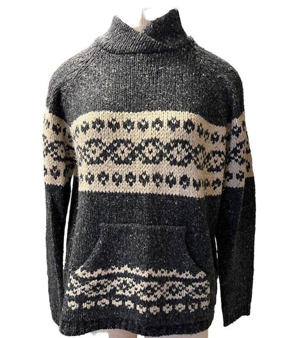 VTG Sonoma Silk Wool Blend Pullover Sweater Nordic