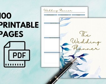 Wedding Planner Printable - Etsy
