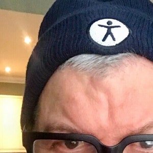 UNIVERSAL ACCESS SYMBOL - Recycled cuffed beanie