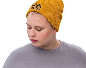 html hacker - Gorro con puño reciclado