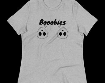 Booobies Halloween T,Shirt, Funny, Womens Costumes, Trick or Treat