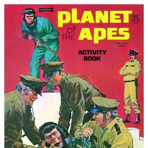 Planet of The Apes Activity Book C3031 1974 PDF DIGIFILE