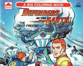 Defenders of the Earth Deep Freeze Coloring Book 1986 PDF DIGIFILE