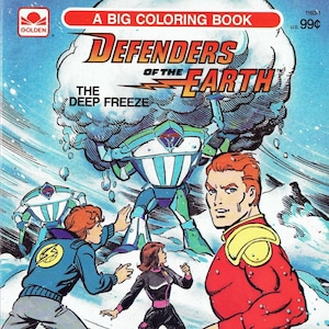 Defenders of the Earth Deep Freeze Coloring Book 1986 PDF DIGIFILE