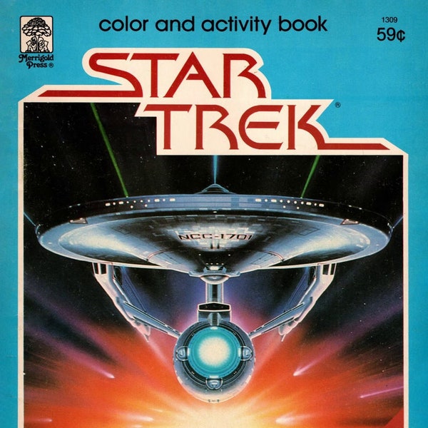 1979 Star Trek Far Out Divertido libro para colorear PDF DIGIFILE