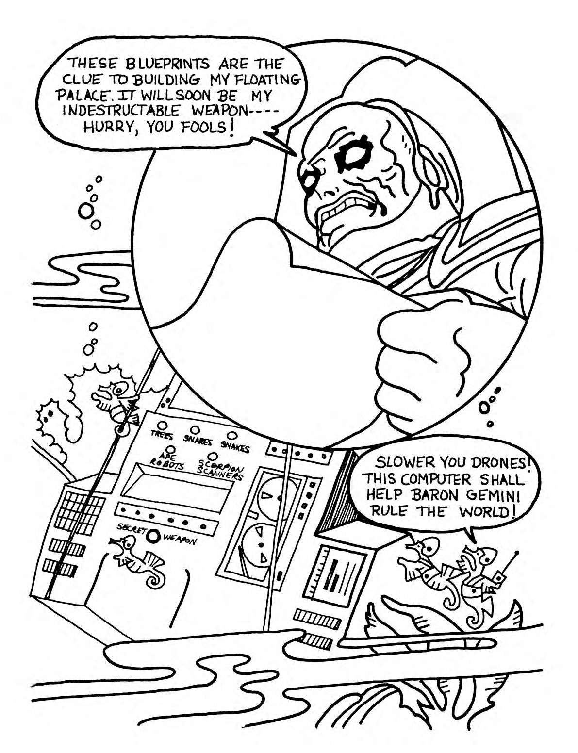 Thundarr the Barbarian in the Floating Palace Coloring Book 1982 PDF