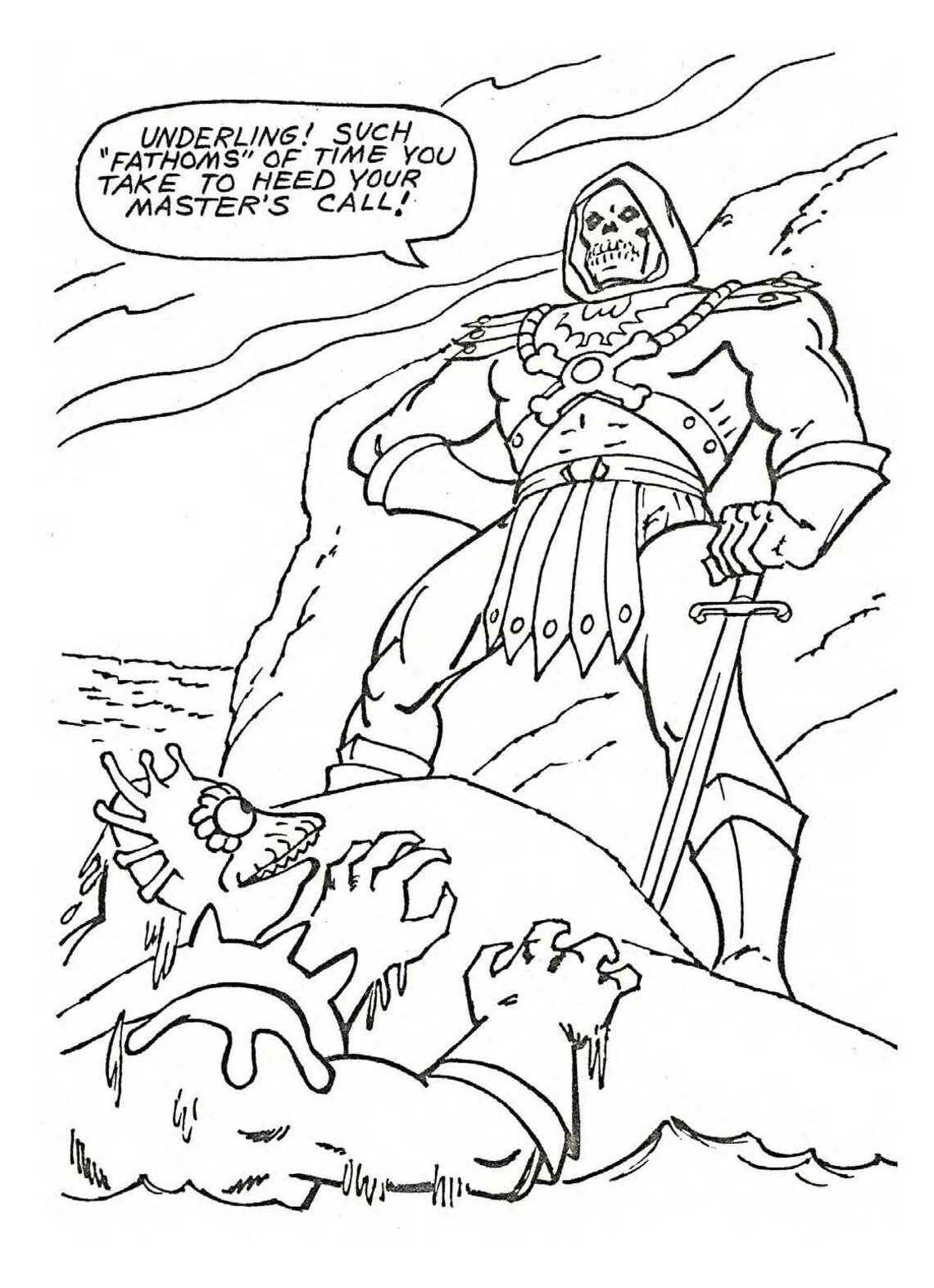 Masters of the Universe 1982 Coloring Book PDF DIGIFILE - Etsy