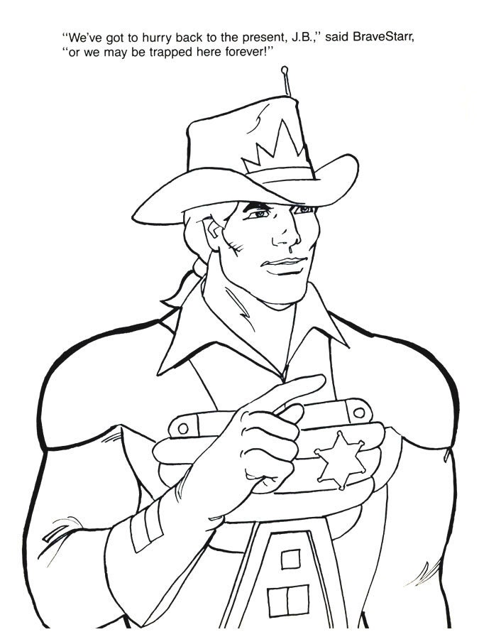 Bravestarr Operation Time Trip Coloring Book 1987 PDF DIGIFILE - Etsy