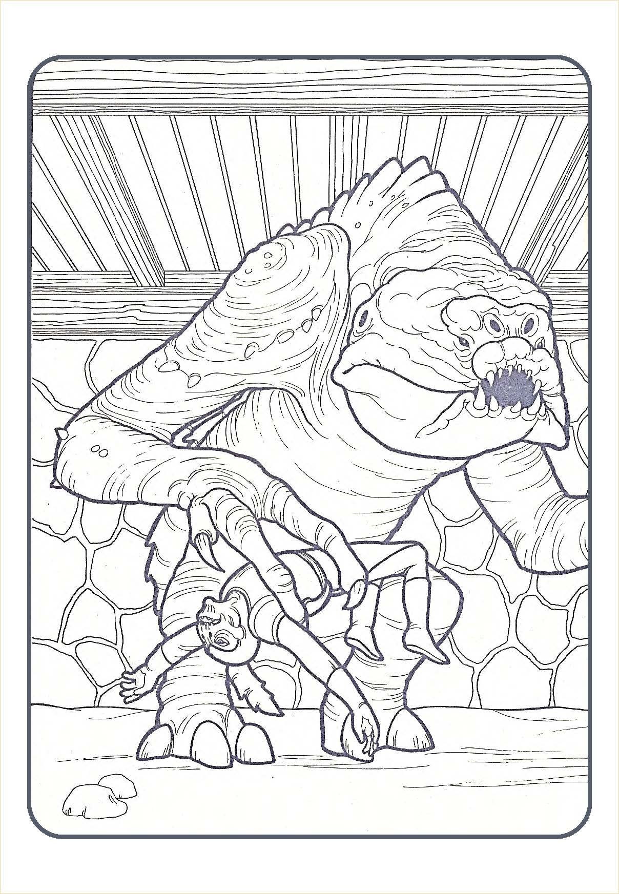 Star Wars Return of the Jedi Coloring Book 18410 1984 - Etsy